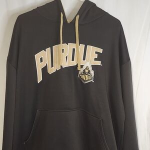 Purdue University Men’s Black Gold Hoodie Size 2XL Knights Apparel Section 101